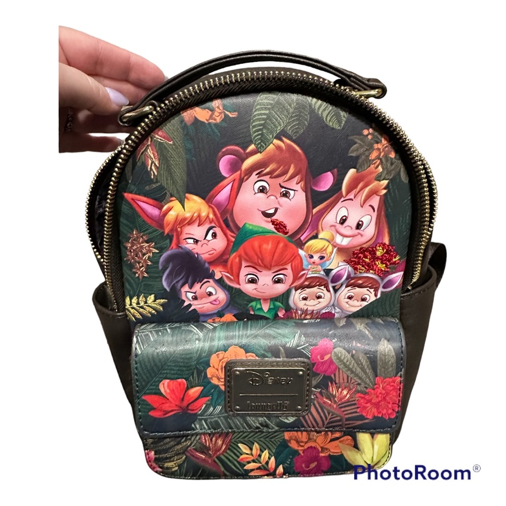 Loungefly Disney Peter Pan & Lost Boys Mini Backpack